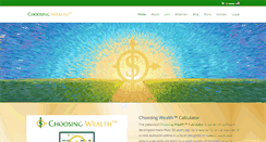 Desktop Screenshot of choosingwealth.com